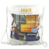 Promo rugzak met eigen full colour ontwerp Promo rugzak met eigen full colour ontwerp