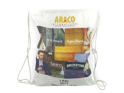 Promo rugzak met eigen full colour ontwerp Promo rugzak met eigen full colour ontwerp